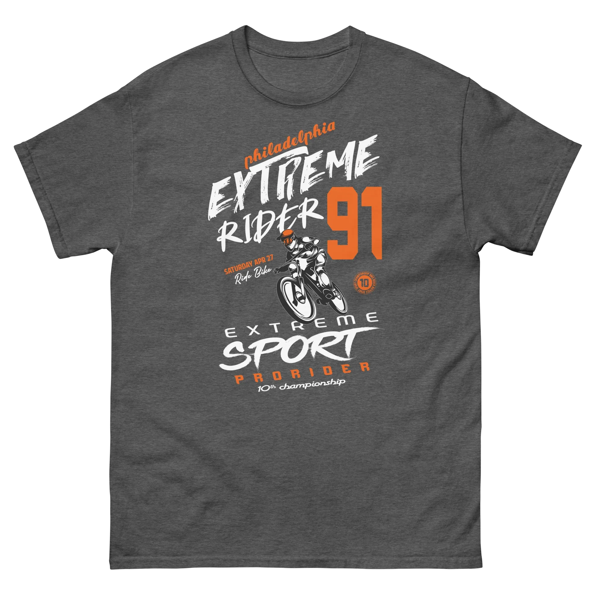 EXTREME RIDER unisex t-shirt - - Bicycle t-shirts - Printoo Shop