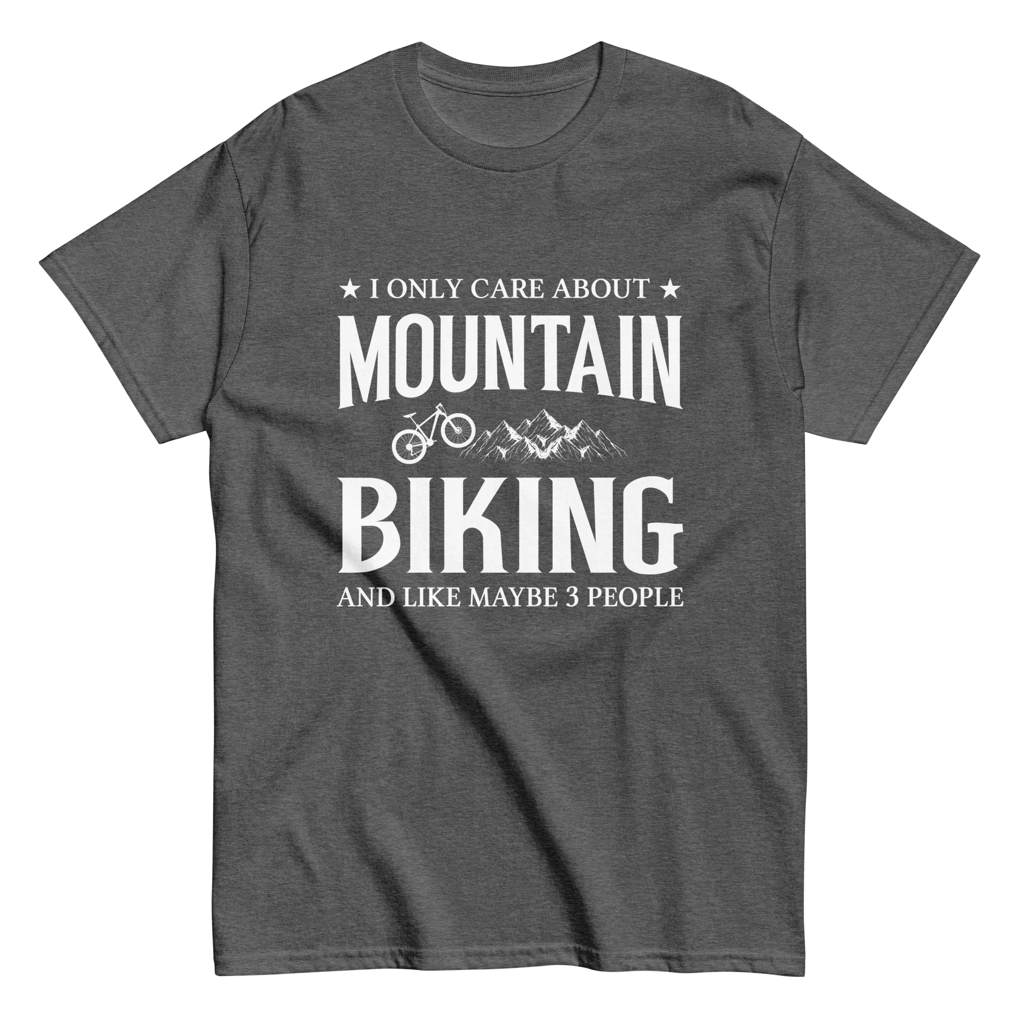 I ONLY CARE ABOUT MTB unisex t-shirt - - Bicycle t-shirts - Printoo Shop