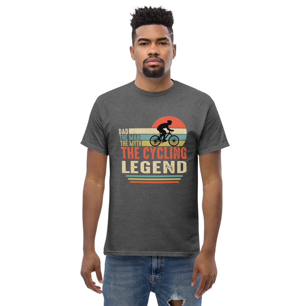 THE CYCLING LEGEND unisex t-shirt - - Bicycle t-shirts - Printoo Shop