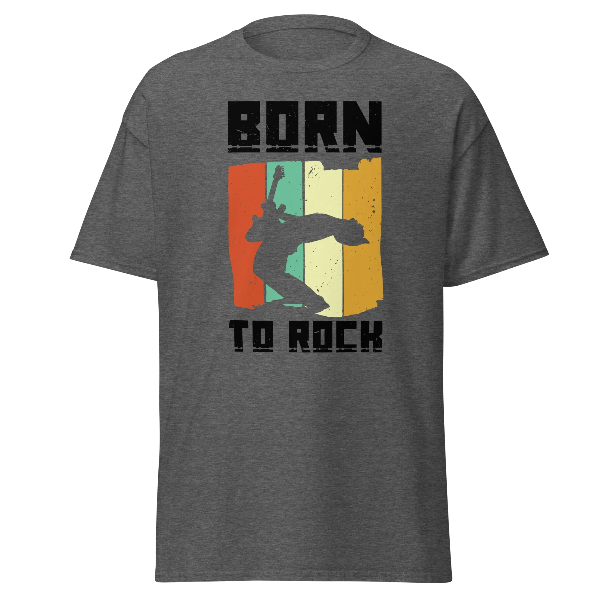 BORN TO ROCK unisex t-shirt - Printoo Shop - - 087.png, metalmusic, Music t-shirt, t-shirt, unisex, Unisex Classic Tee | Gildan 5000