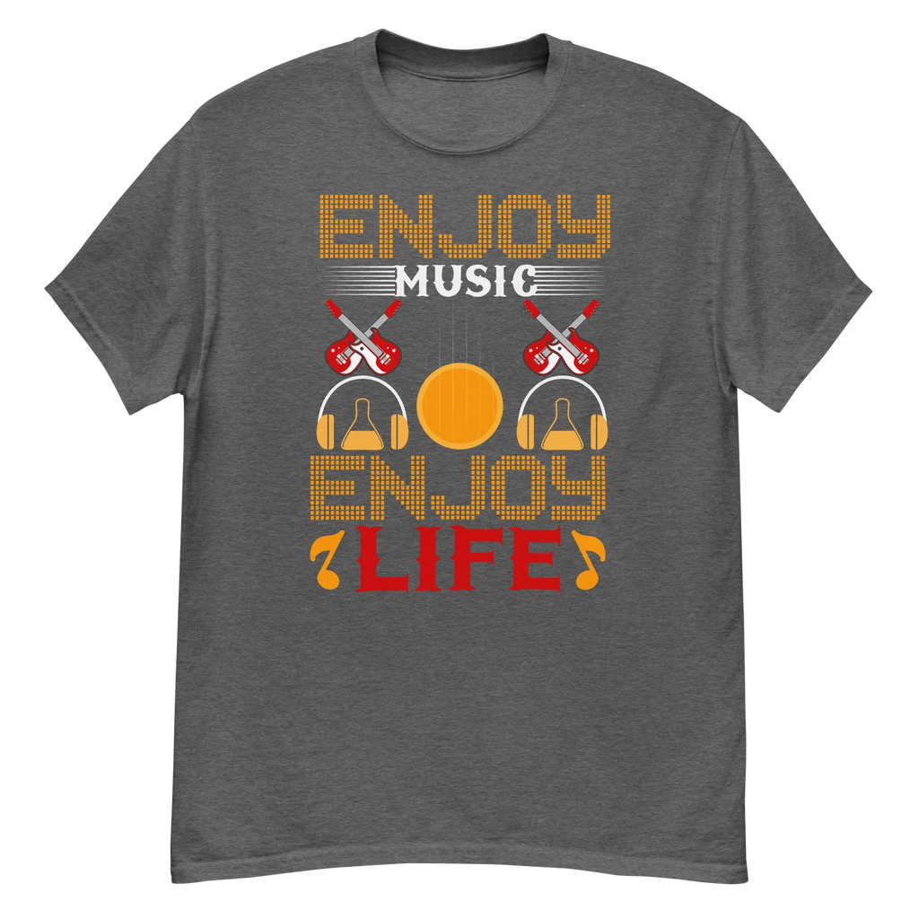 ENJOY MUSIC ENJOY LIFE unisex t-shirt - - Music t-shirts - Printoo Shop