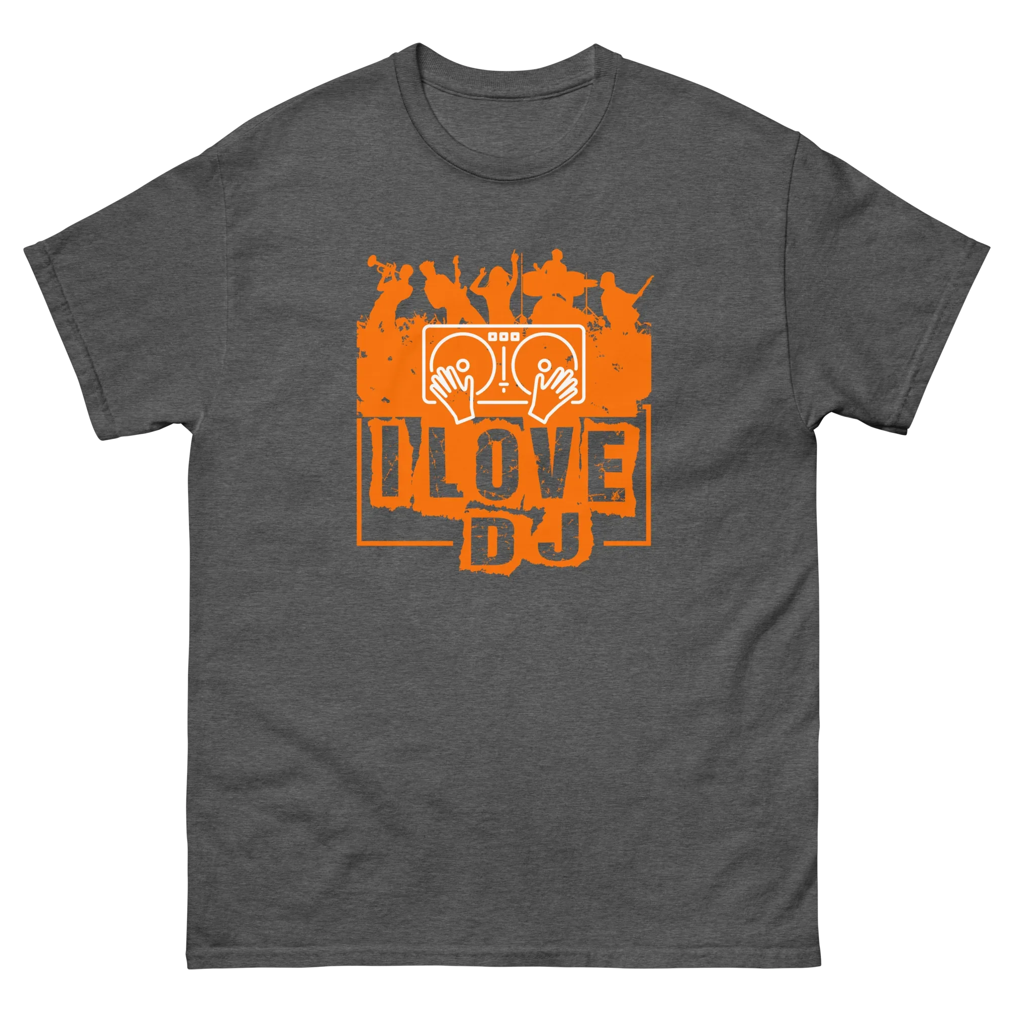 I LOVE DJ unisex t-shirt - - Music t-shirts - Printoo Shop