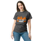 ALL YOU NEED IS MUSIC unisex t-shirt - - Music t-shirts - Printoo Shop