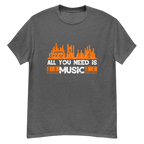 ALL YOU NEED IS MUSIC unisex t-shirt - - Music t-shirts - Printoo Shop
