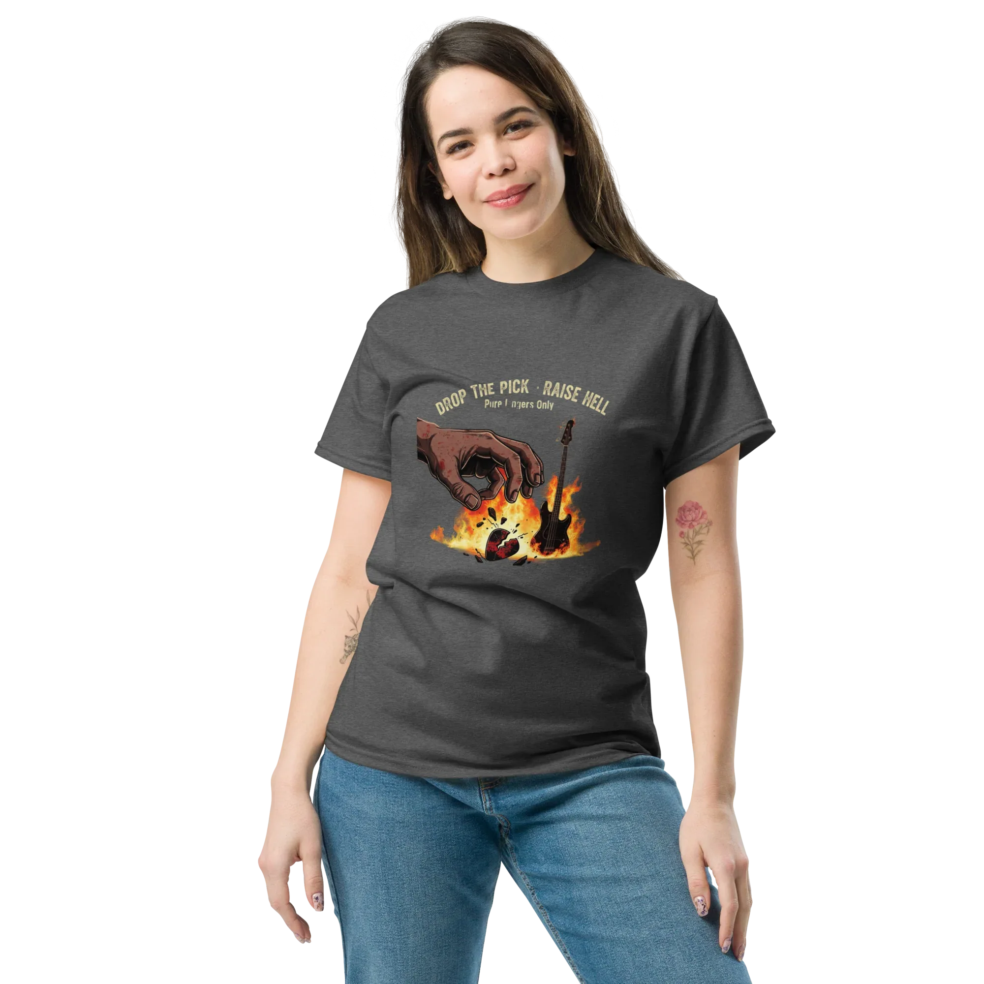 DROP THE PICK RAISE HELL unisex t-shirt - - - Printoo Shop