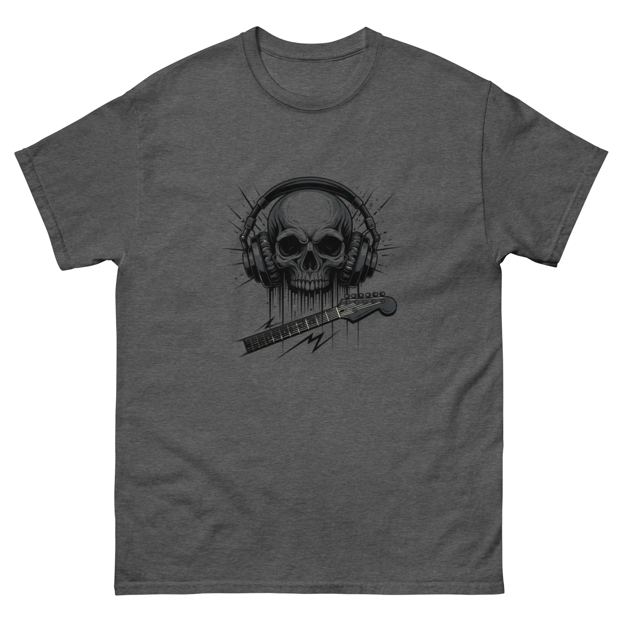 SKULL ROCK VIBES unisex t-shirt - Printoo Shop - - metalmusic, Music t-shirt, t-shirt, unisex, Unisex Classic Tee | Gildan 5000