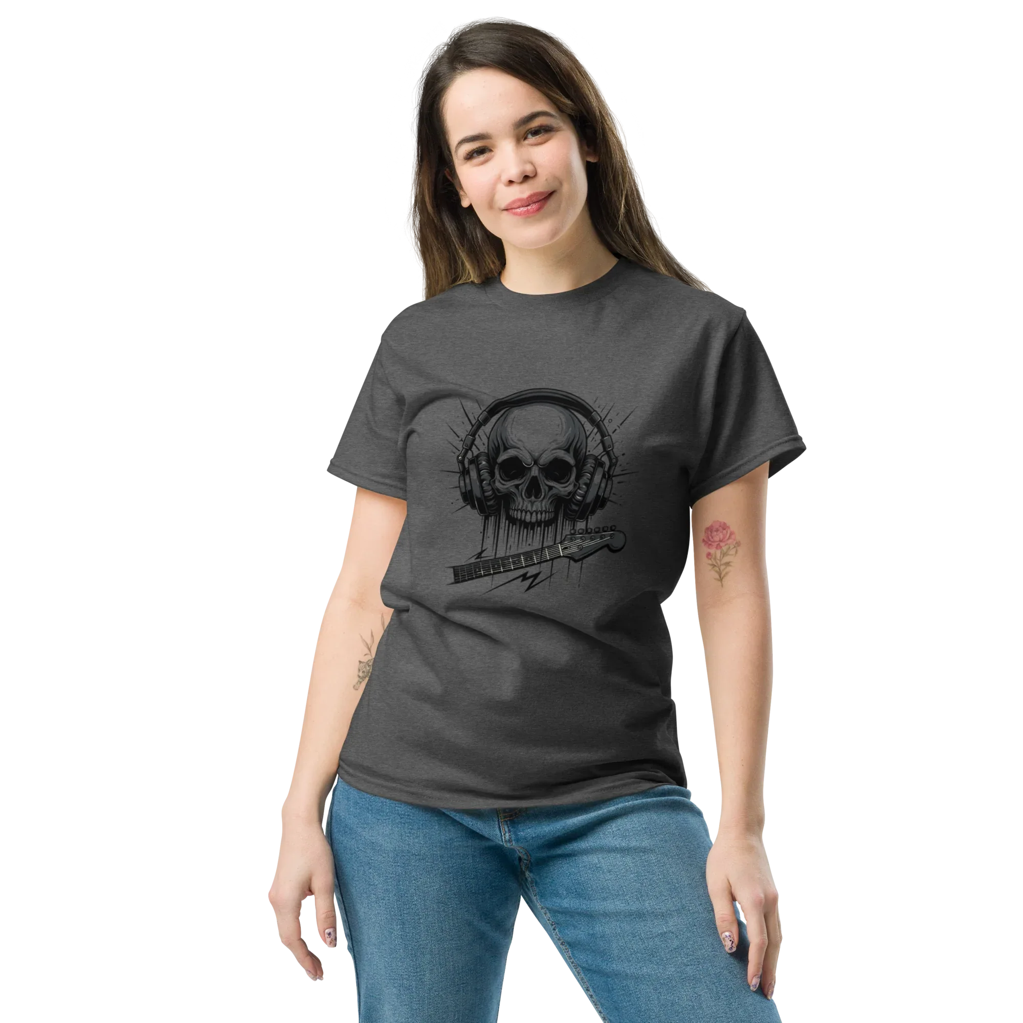 SKULL ROCK VIBES unisex t-shirt - - - Printoo Shop