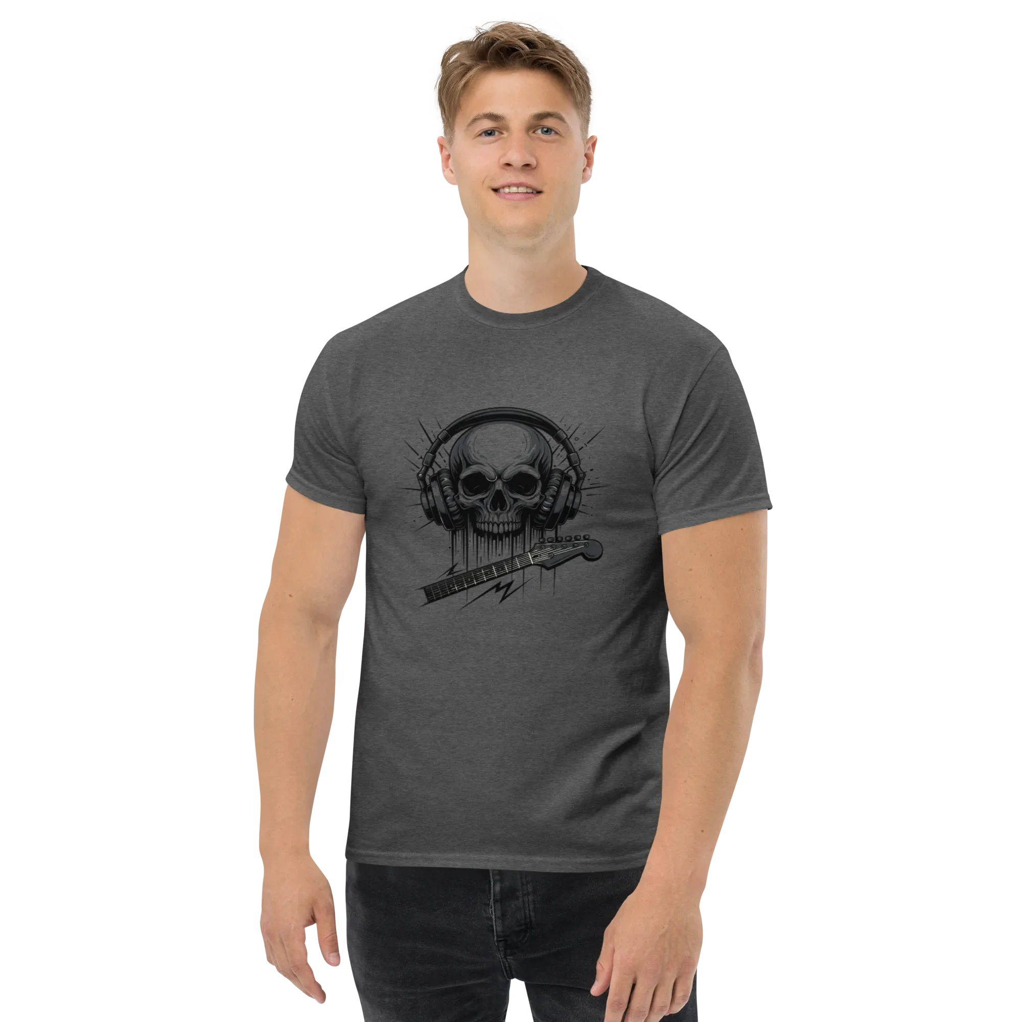 SKULL ROCK VIBES unisex t-shirt - - - Printoo Shop