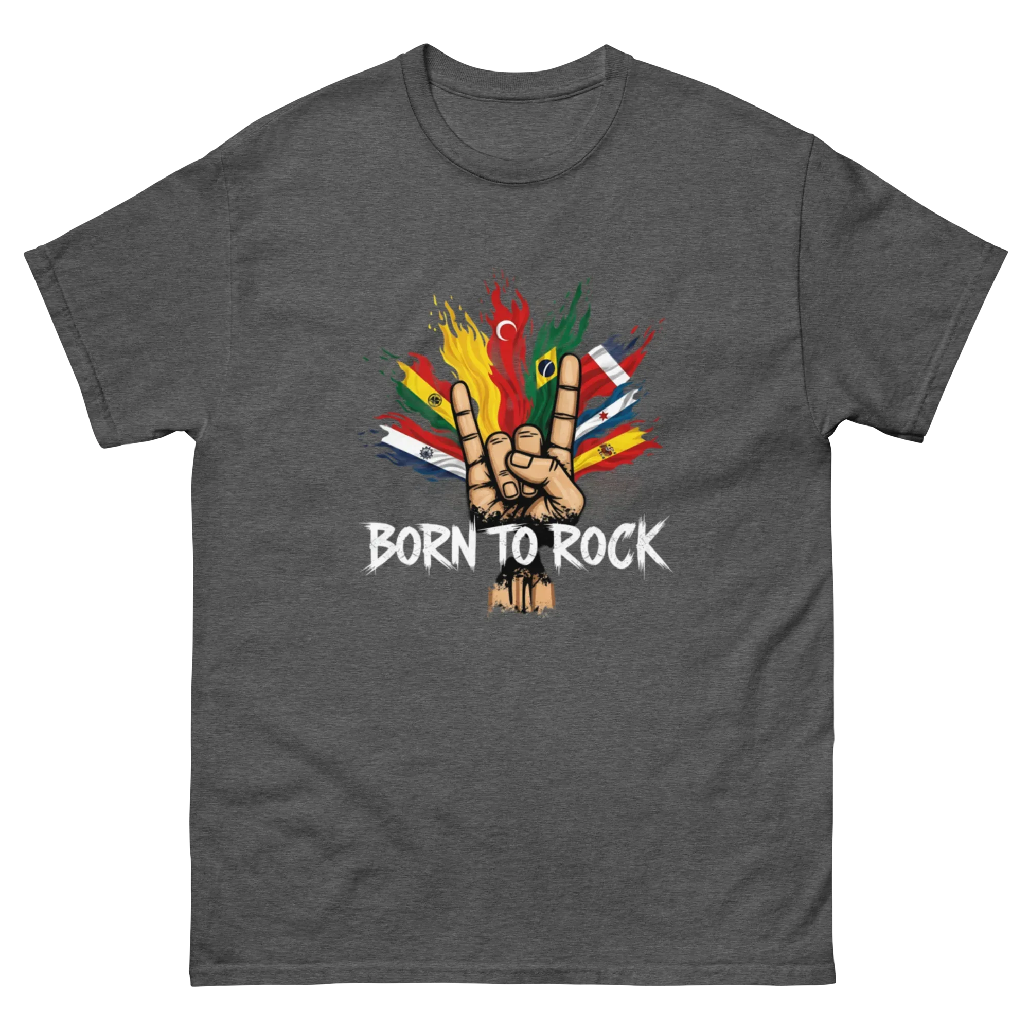 BORN TO ROCK unisex t-shirt - - - Printoo Shop