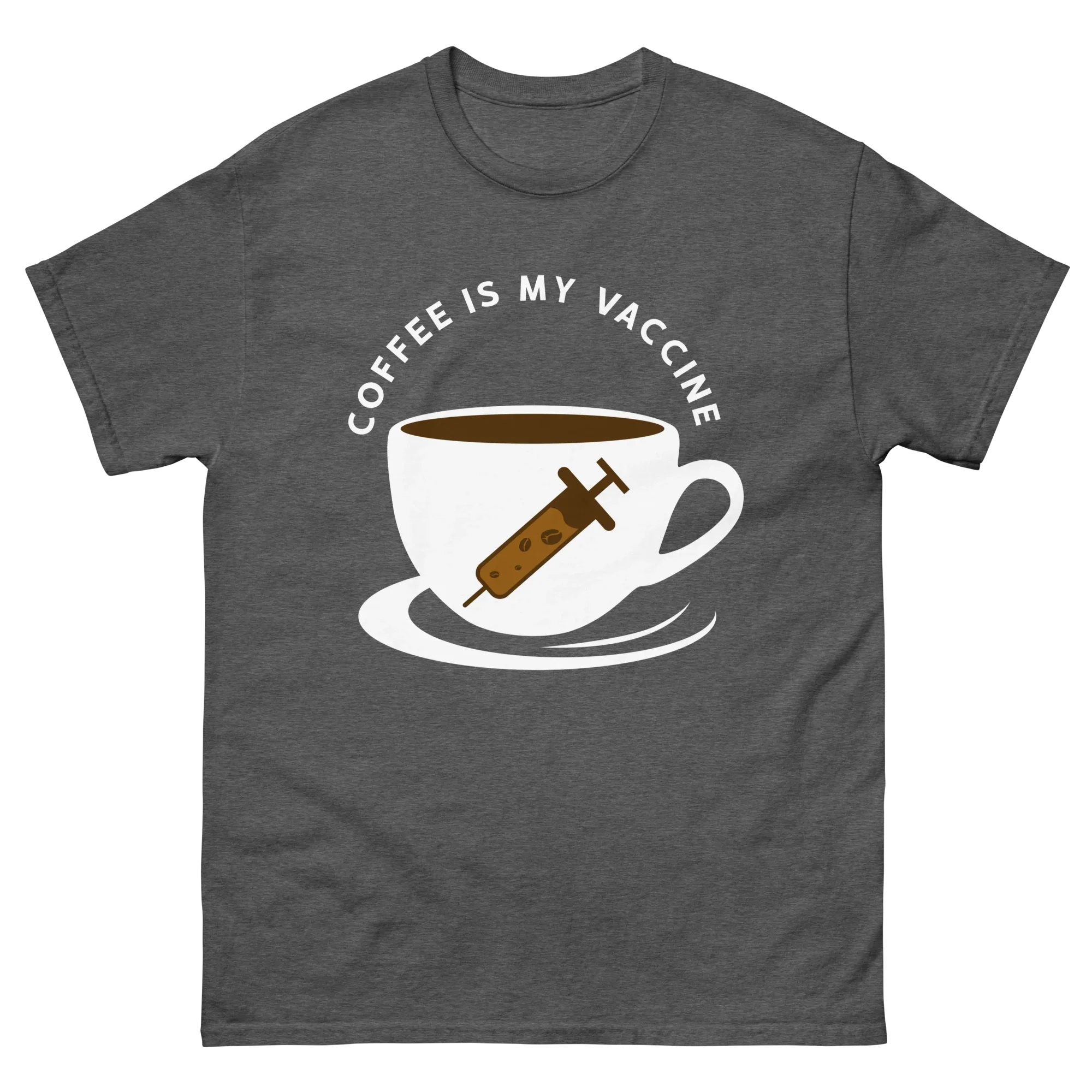 COFFEE IS THE BEST MORNING MOTIVATION unisex t-shirt - Printoo Shop - - t-shirt, unisex, Unisex Classic Tee | Gildan 5000