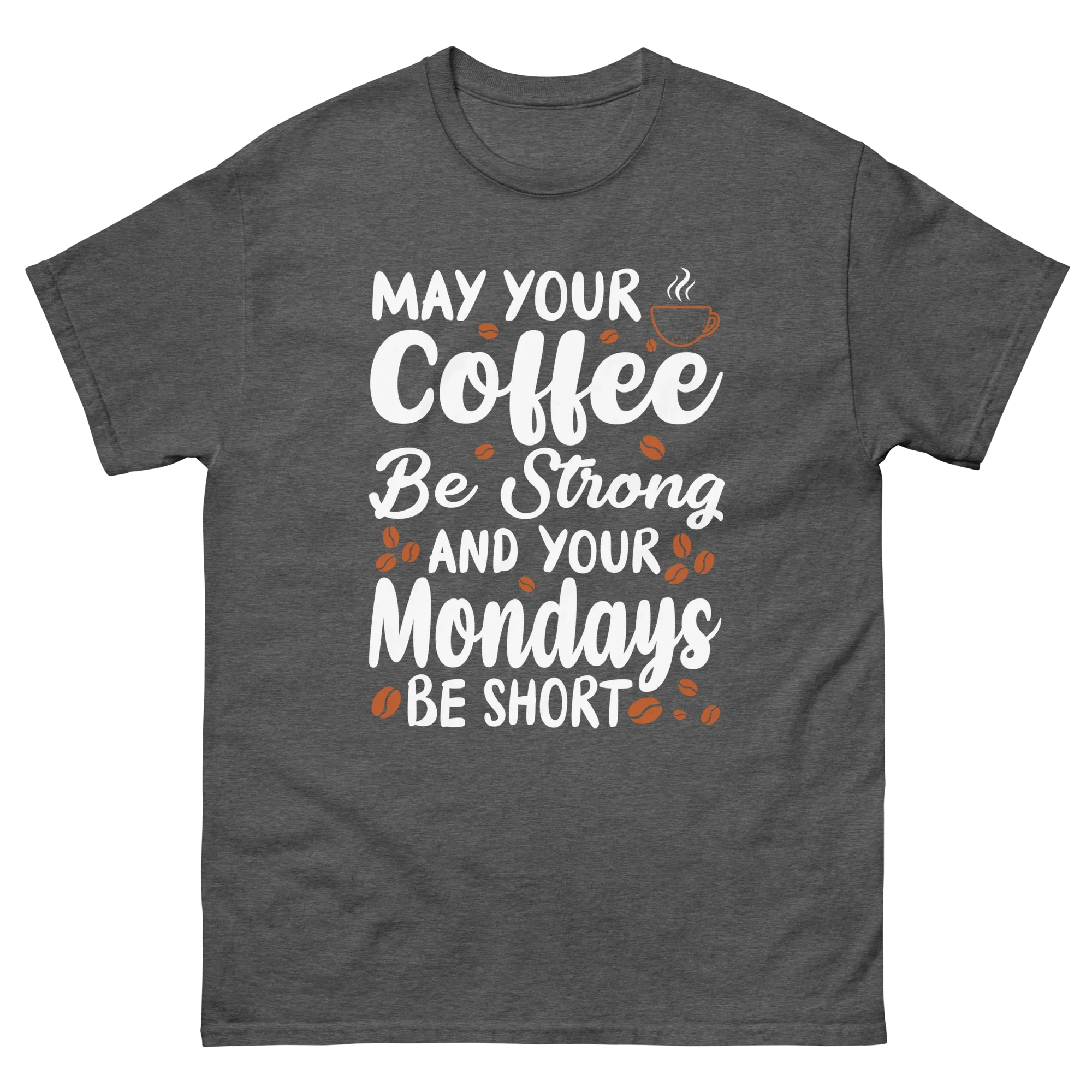 STRONG COFFEE SHORT MONDAY unisex t-shirt - Printoo Shop - - t-shirt, unisex, Unisex Classic Tee | Gildan 5000