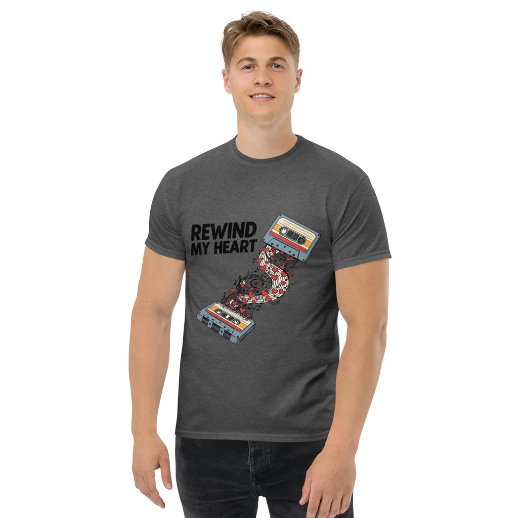 I REWIND MY HEART unisex t-shirt - - - Printoo Shop