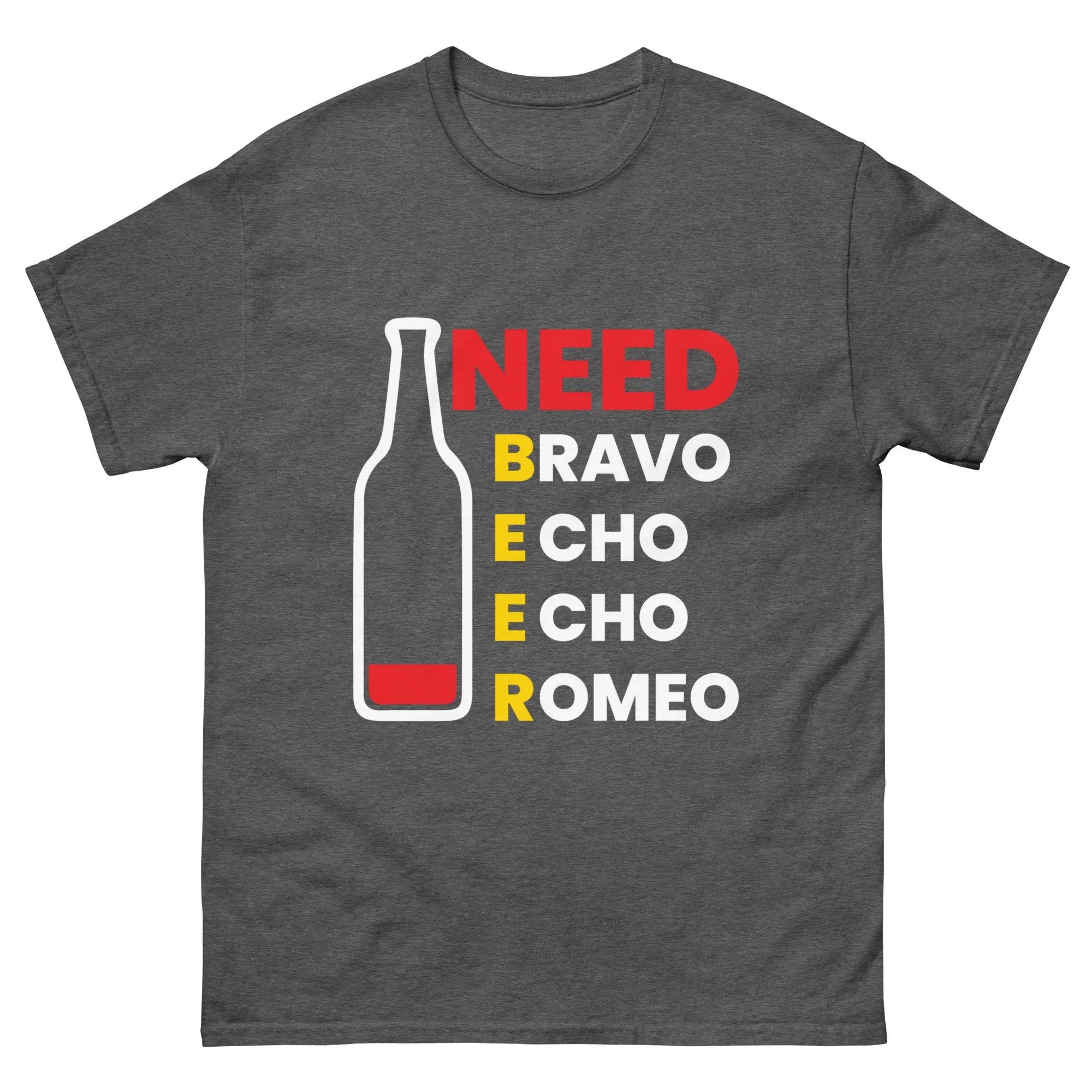 NEED BRAVO unisex t-shirt - Printoo Shop - - Alcohol, beer, t-shirt, unisex, Unisex Classic Tee | Gildan 5000