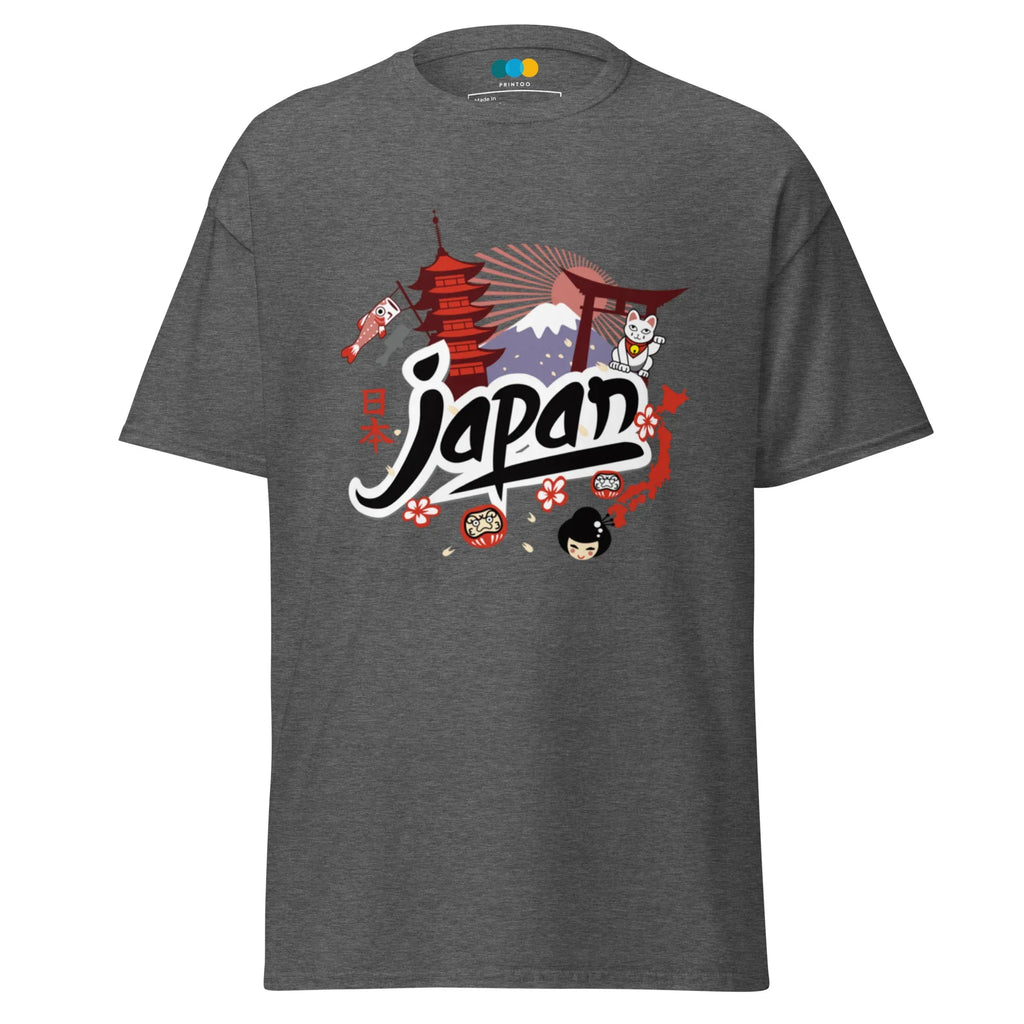JAPAN HERITAGE ART men’s t-shirt - Dark Chocolate / S - Printoo Shop - 6295336_15837