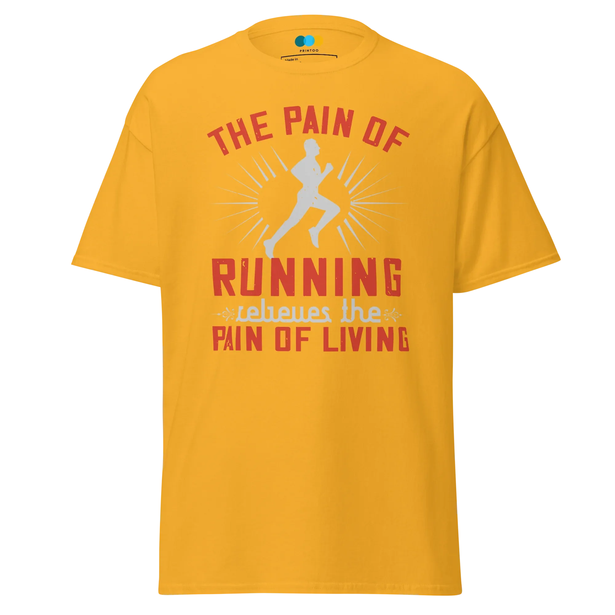 RUN & LIVE unisex t-shirt - - Running - Printoo Shop