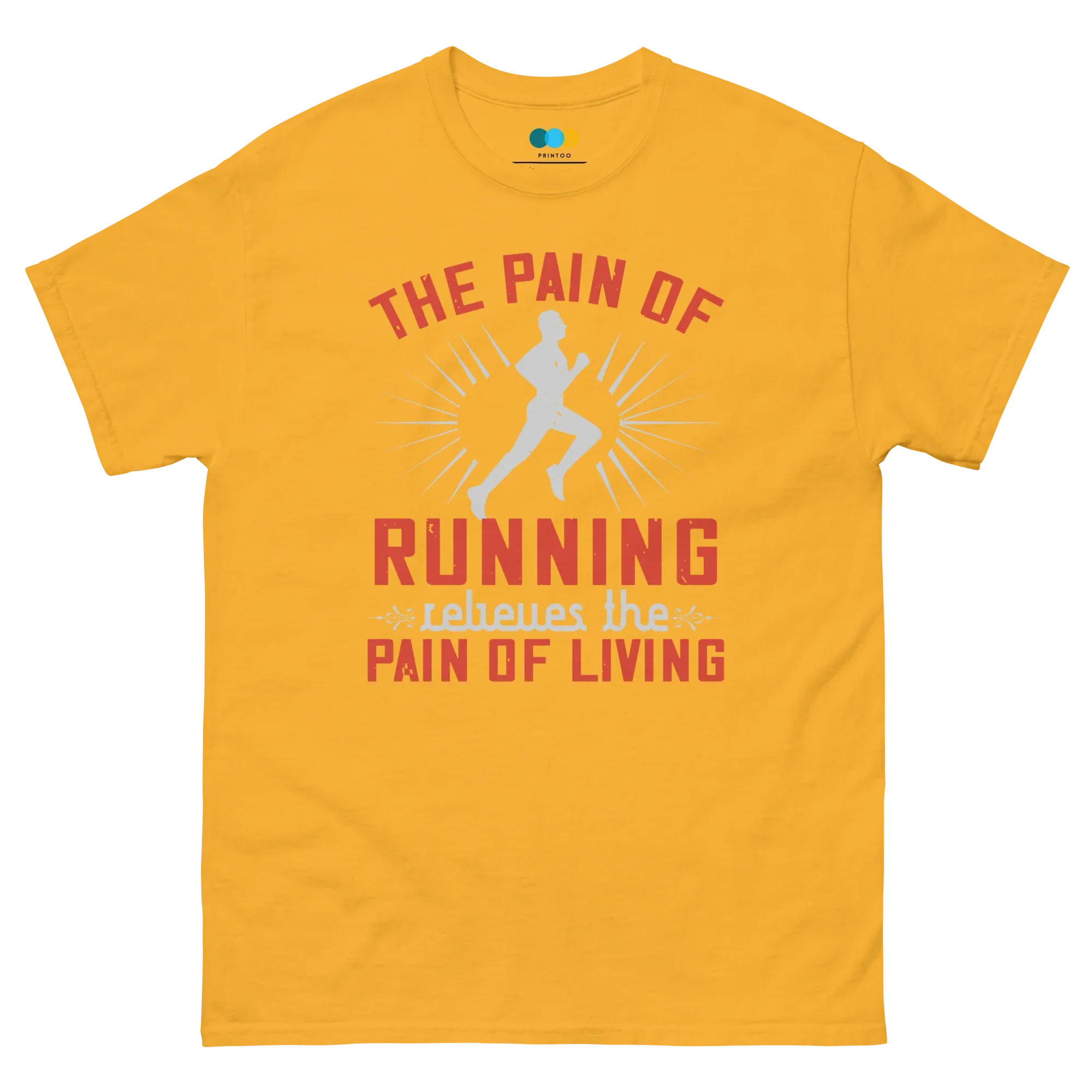 RUN & LIVE unisex t-shirt - - Running - Printoo Shop
