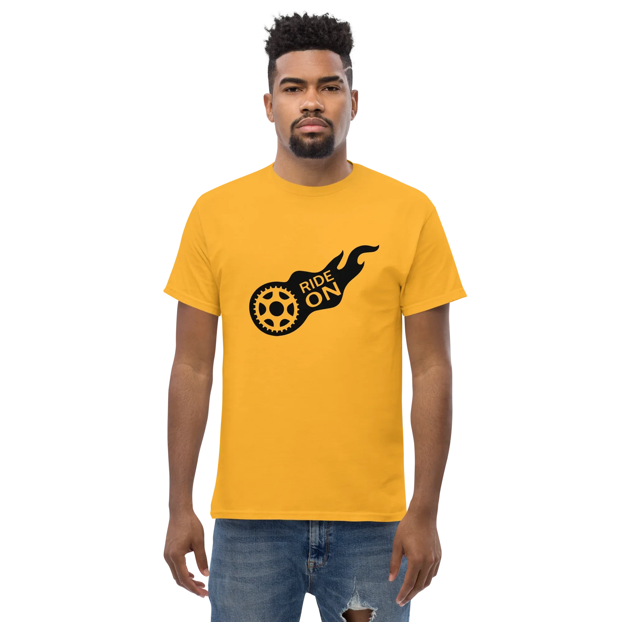 RIDE ON unisex t-shirt - - Bicycle t-shirts - Printoo Shop