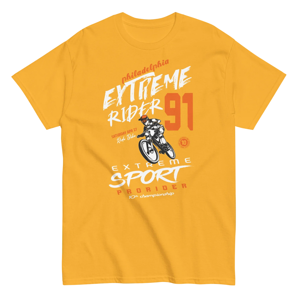 EXTREME RIDER unisex t-shirt - - Bicycle t-shirts - Printoo Shop