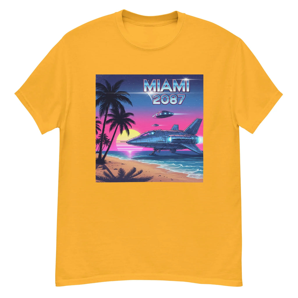 MIAMI 2087 FUTURE CITY unisex t-shirt - - - Printoo Shop