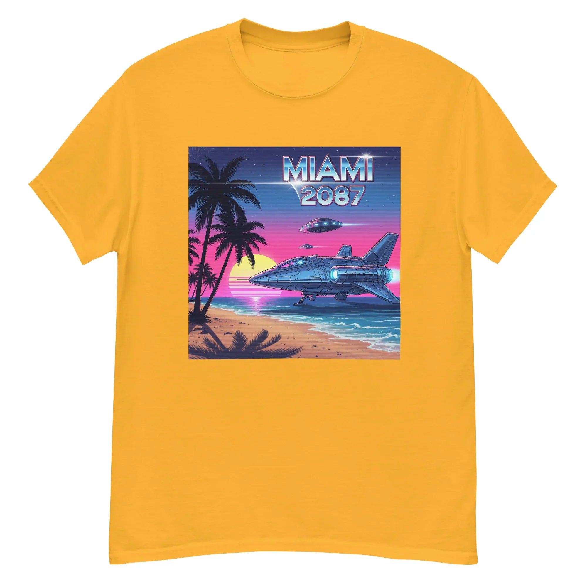 MIAMI 2087 FUTURE CITY unisex t-shirt - - - Printoo Shop