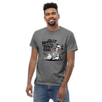 TOTALLY CHILL SKELETON men’s t-shirt - Charcoal / S - Printoo Shop - 8286677_15831