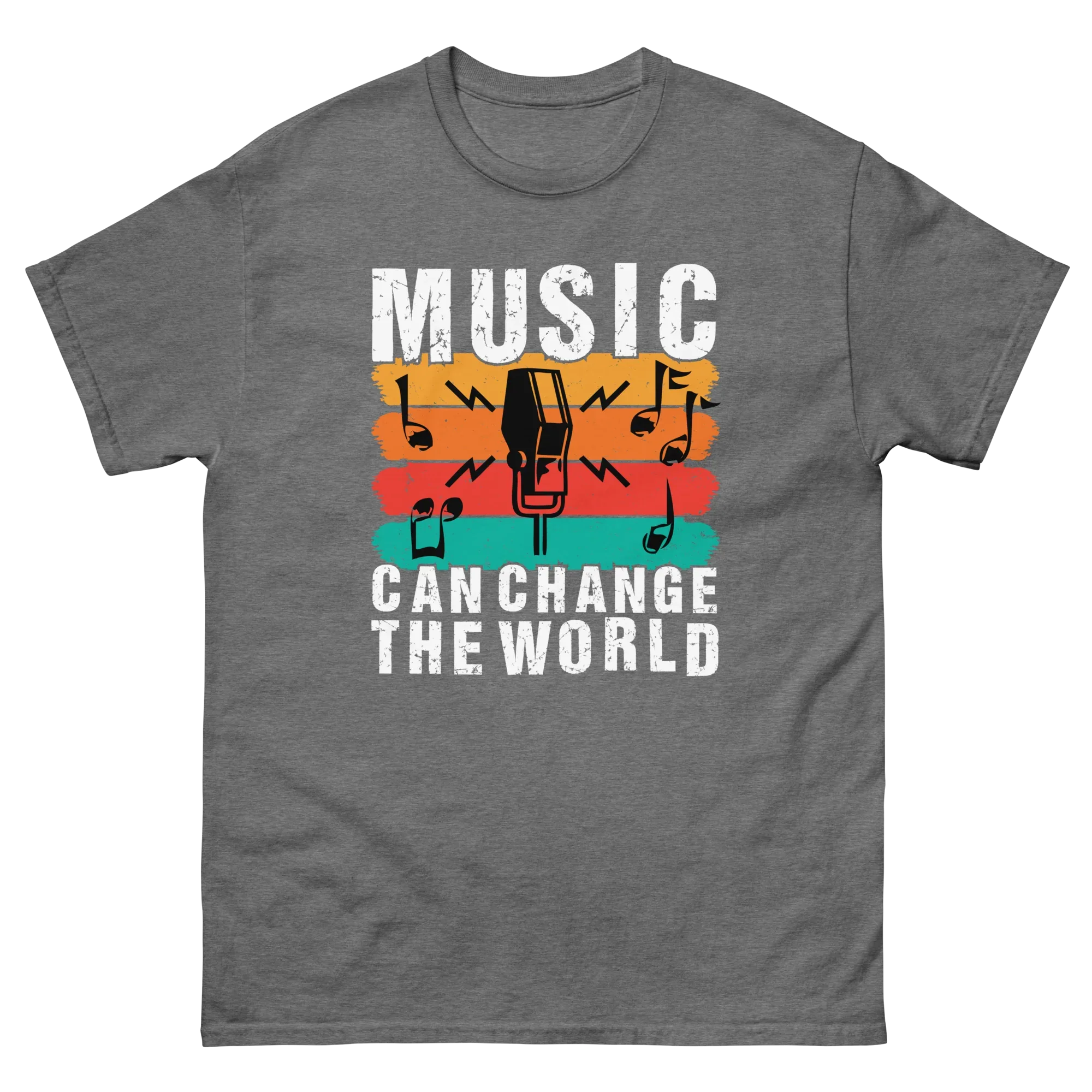 MUSIC CAN CHANGE THE WORLD unisex t-shirt - - Music t-shirts - Printoo Shop