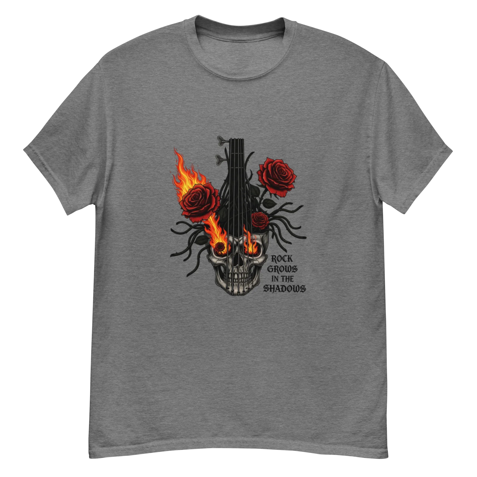 ROCK GROWS IN THE SHADOWS unisex t-shirt - - - Printoo Shop