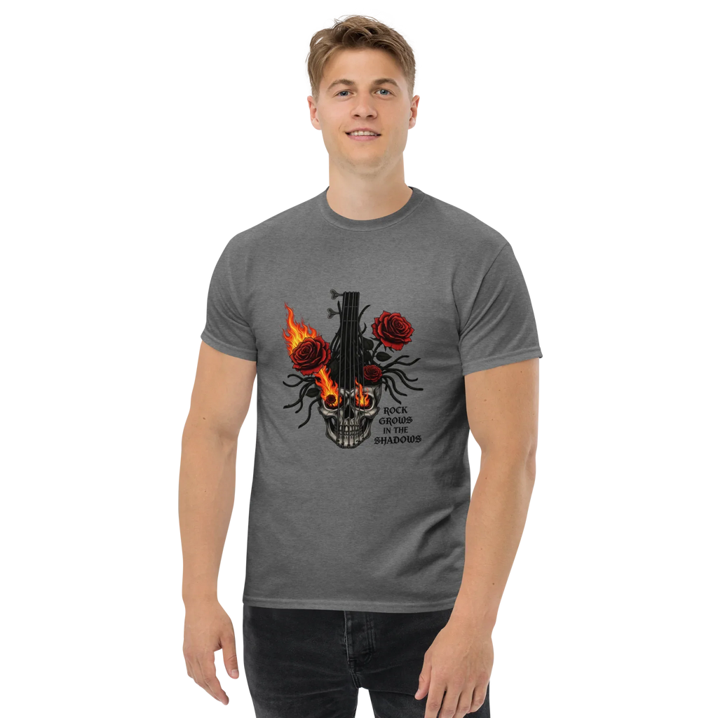ROCK GROWS IN THE SHADOWS unisex t-shirt - - - Printoo Shop