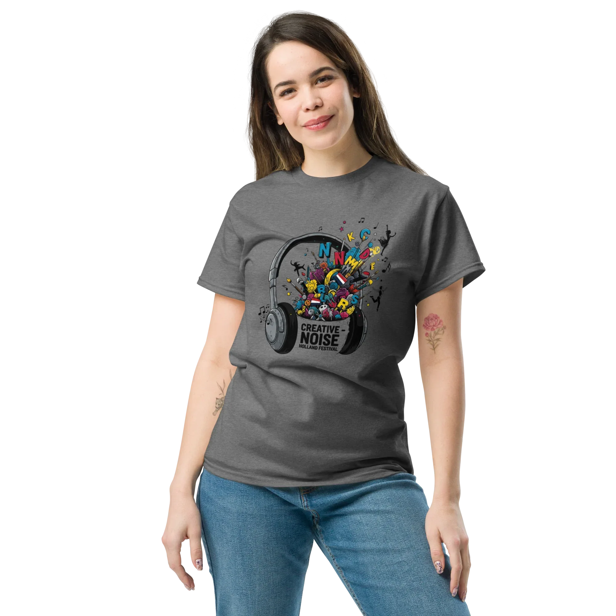 CREATIVE NOISE STATEMENT unisex t-shirt - Printoo Shop - - Music t-shirt, t-shirt, unisex, Unisex Classic Tee | Gildan 5000