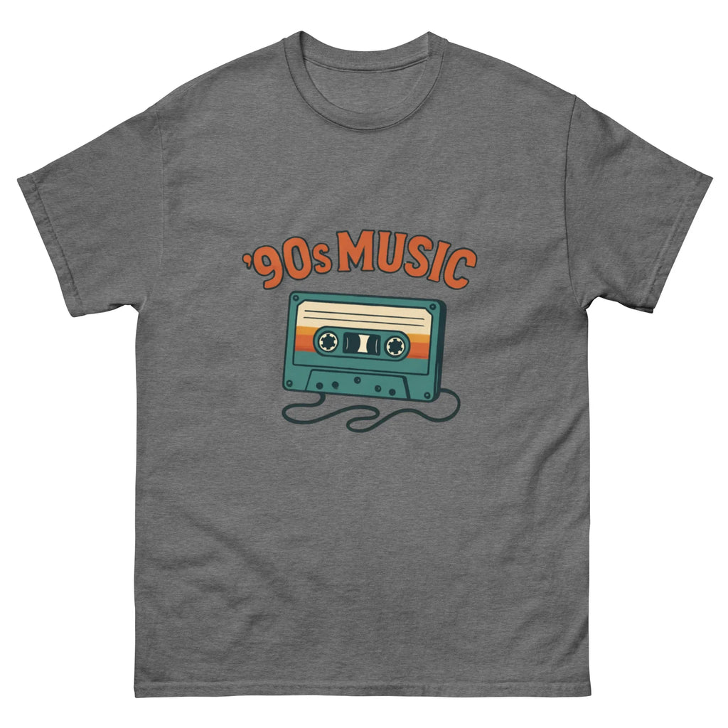 90s MUSIC LOVER unisex t-shirt - Printoo Shop - - Music t-shirt, unisex, Unisex Classic Tee | Gildan 5000
