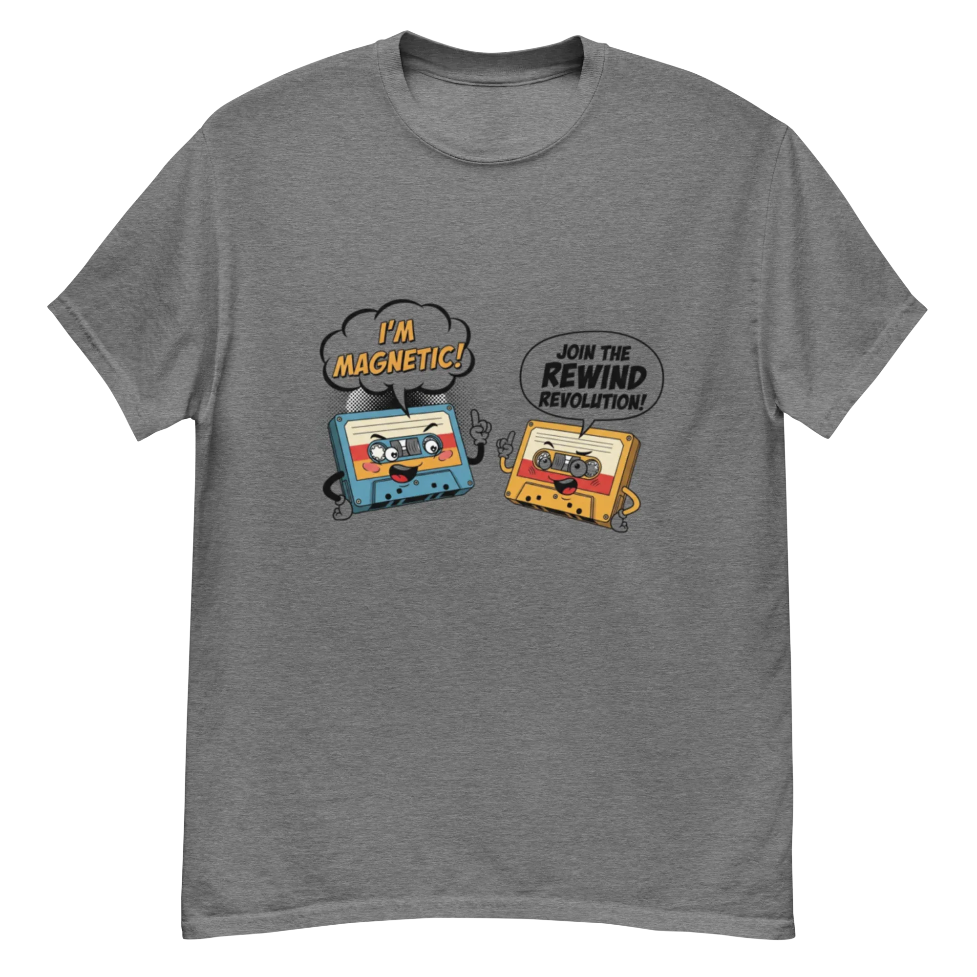 FUN RETRO CASSETTE unisex t-shirt - Printoo Shop - - Music t-shirt, Retro & Synthwave T-Shirts, unisex, Unisex Classic Tee | Gildan 5000