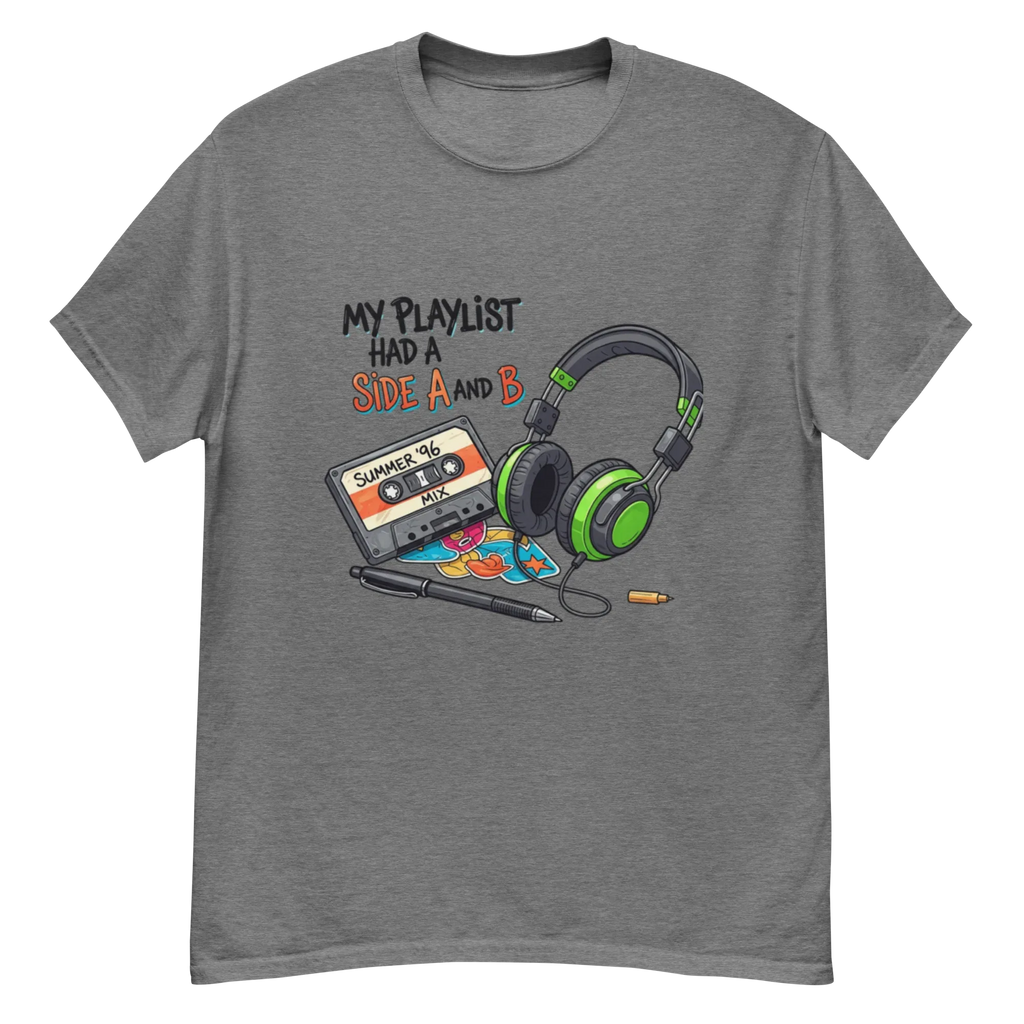 A SIDE AND B unisex t-shirt - Printoo Shop - - Music t-shirt, Retro & Synthwave T-Shirts, t-shirt, unisex, Unisex Classic Tee | Gildan 5000