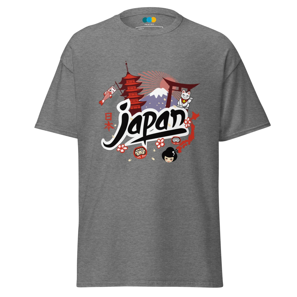 JAPAN HERITAGE ART men’s t-shirt - Dark Chocolate / S - Printoo Shop - 6295336_15837
