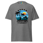 BEACH VIBES ONLY men’s t-shirt - Sapphire / S - Printoo Shop - 5821647_21659
