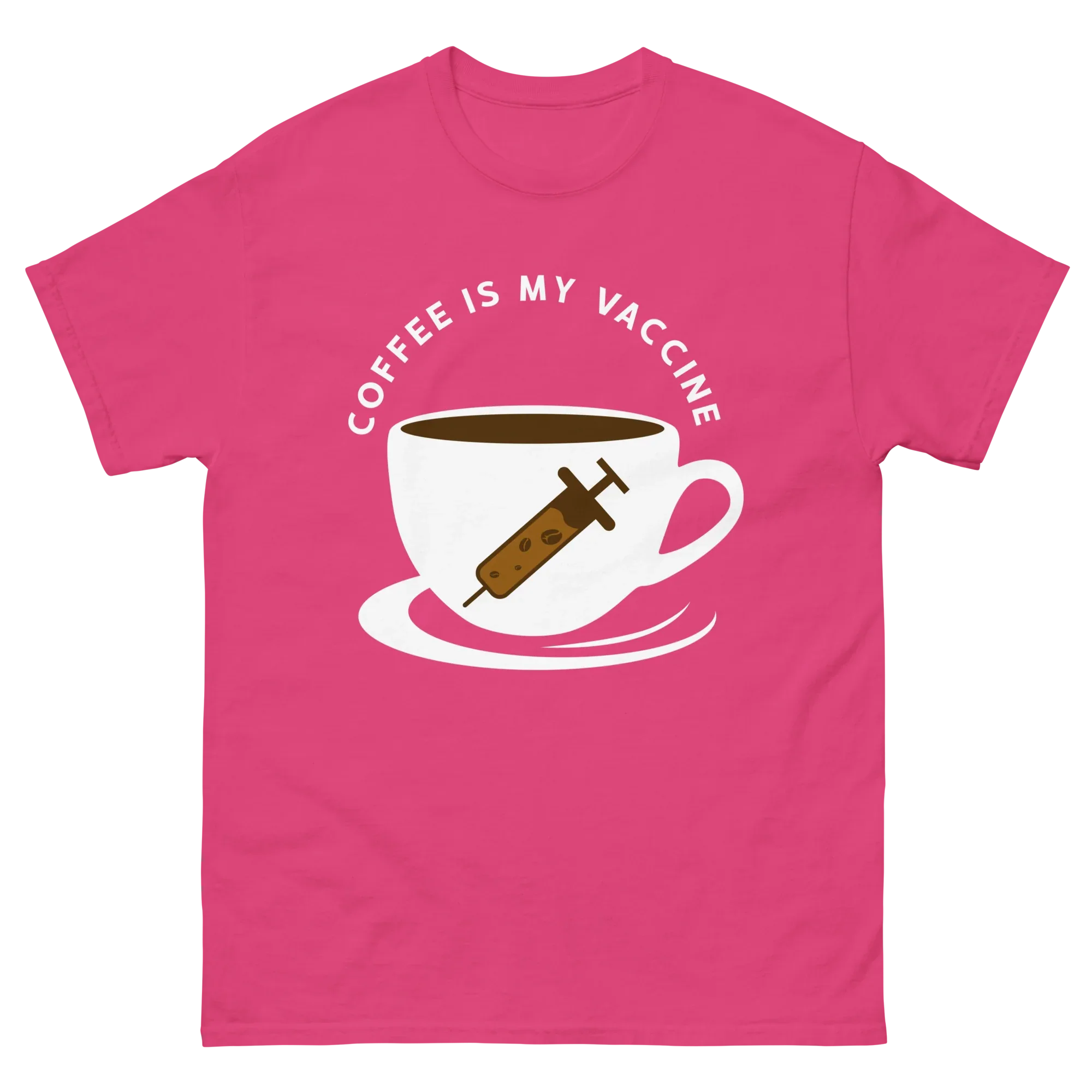 COFFEE IS THE BEST MORNING MOTIVATION unisex t-shirt - Printoo Shop - - t-shirt, unisex, Unisex Classic Tee | Gildan 5000