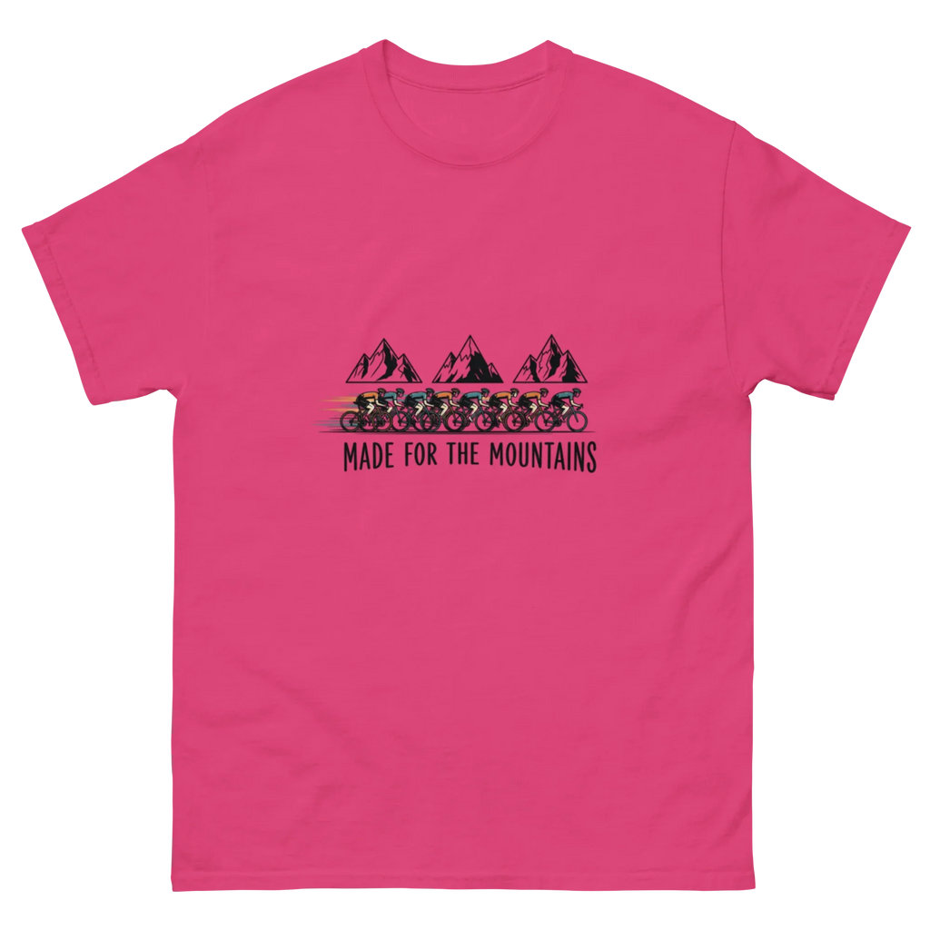 MADE FOR THE MOUNTAINS unisex t-shirt - Printoo Shop - - bicycle t-shirts, t-shirt, Tour de France, unisex, Unisex Classic Tee | Gildan 5000