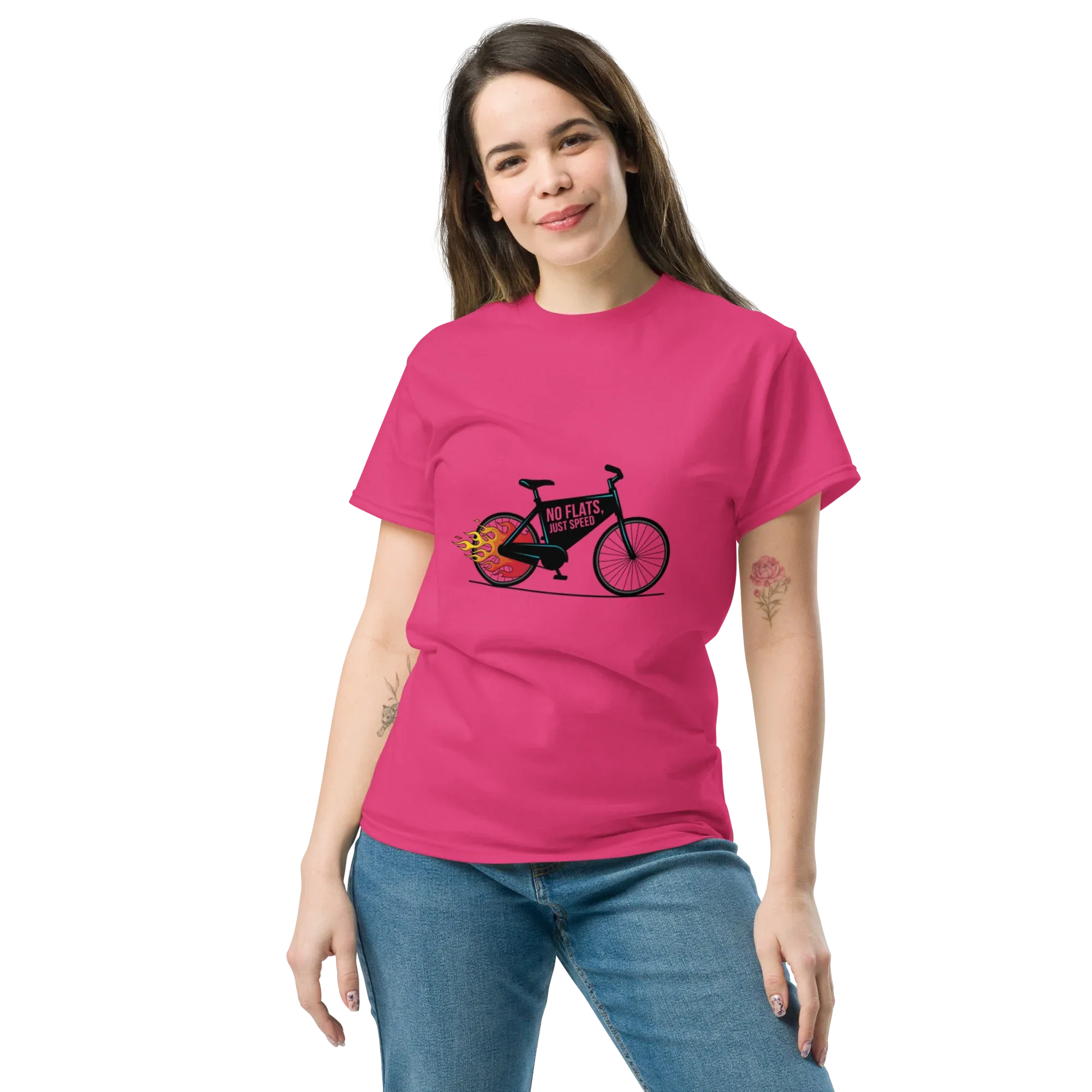 NO FLATS. JUST SPEED unisex t-shirt - - - Printoo Shop
