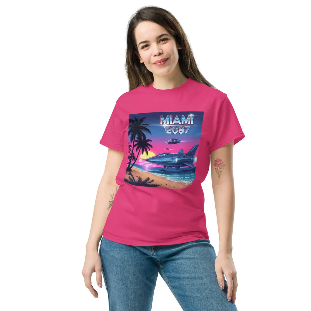 MIAMI 2087 FUTURE CITY unisex t-shirt - - - Printoo Shop