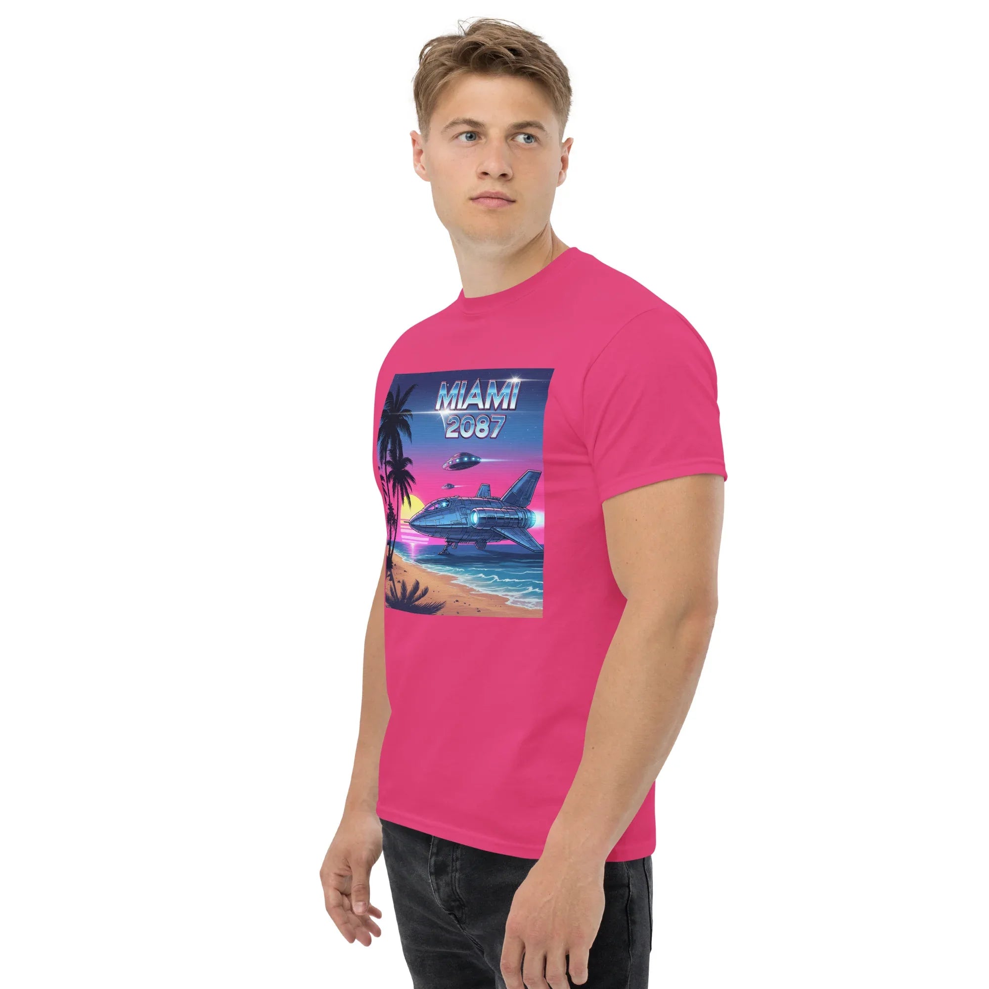 MIAMI 2087 FUTURE CITY unisex t-shirt - - - Printoo Shop