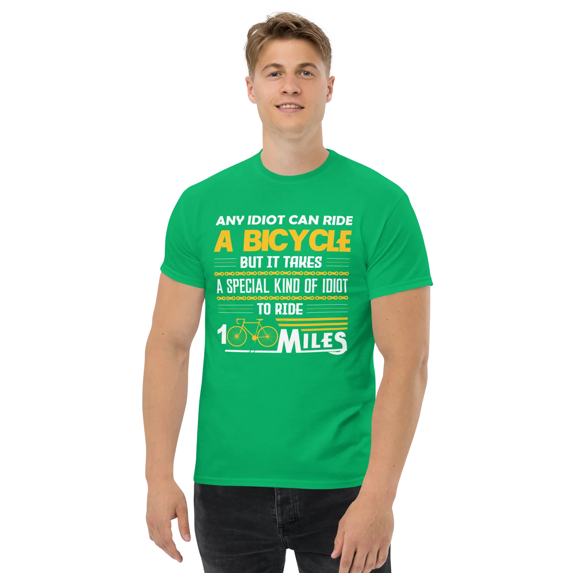 100 MILES unisex t-shirt - Printoo Shop - - bicycle, t-shirt, unisex, Unisex Classic Tee | Gildan 5000