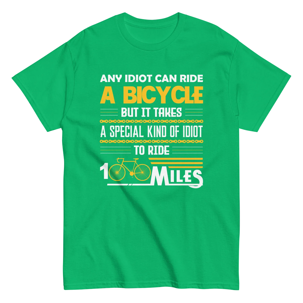 100 MILES unisex t-shirt - Printoo Shop - - bicycle, t-shirt, unisex, Unisex Classic Tee | Gildan 5000