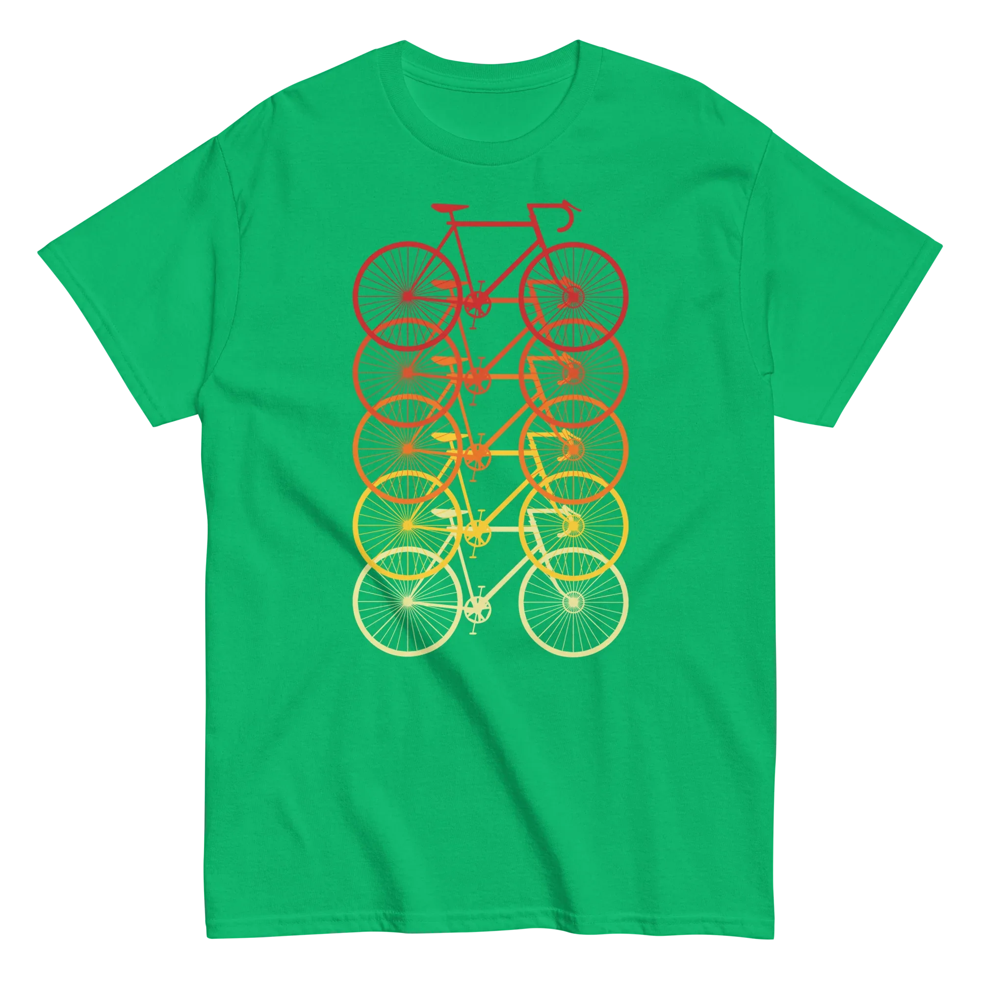 CYCLING IS COLORFUL unisex t-shirt - - Bicycle t-shirts - Printoo Shop