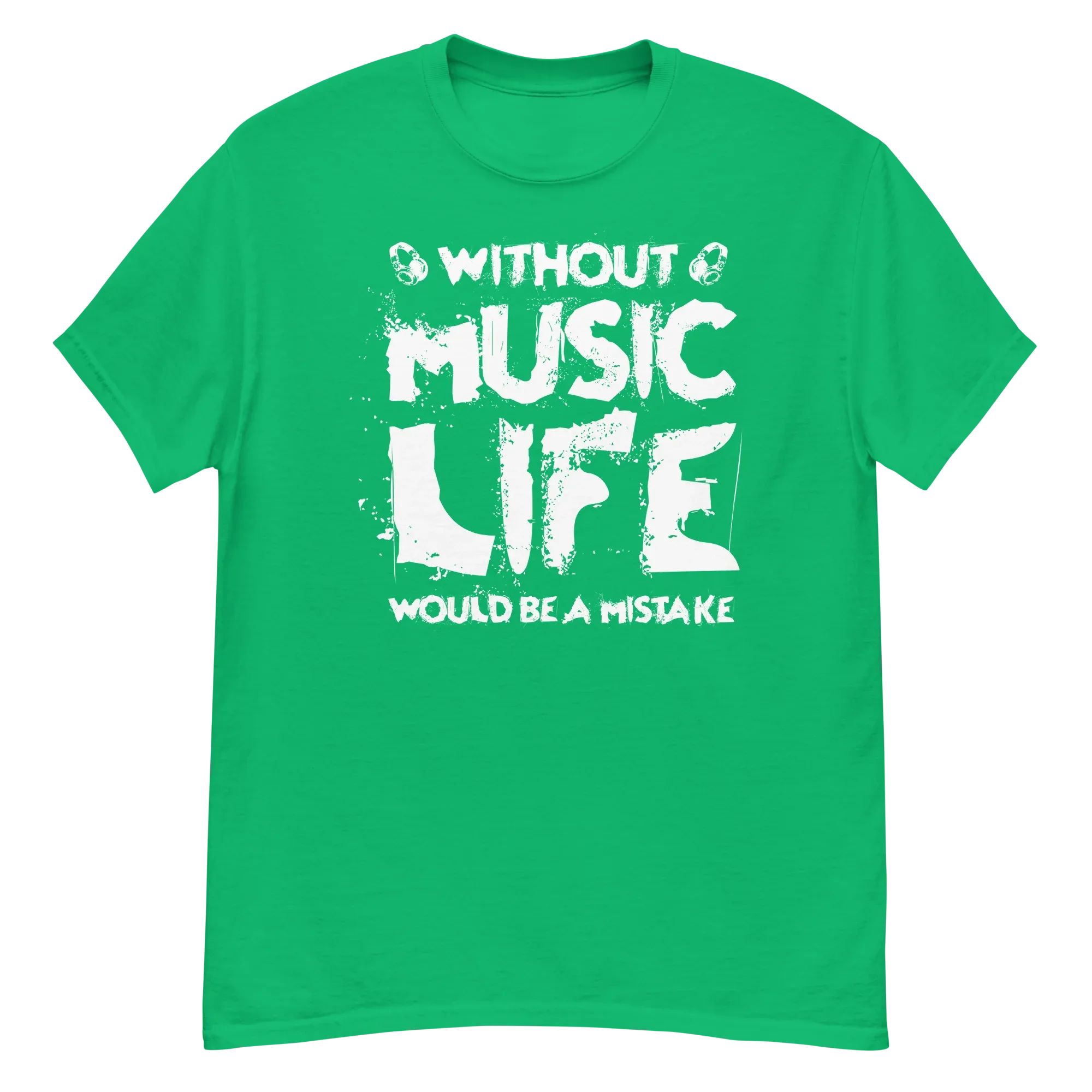 WITHOUT MUSIC unisex classic tee - Printoo Shop - - 033.png, Music t-shirt, t-shirt, unisex, Unisex Classic Tee | Gildan 5000
