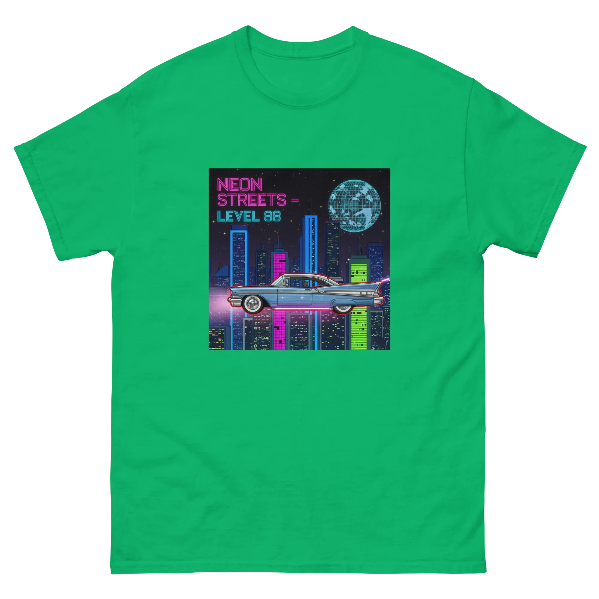 NEON STREETS unisex t-shirt - Printoo Shop - - Retro & Synthwave T-Shirts, t-shirt, unisex, Unisex Classic Tee | Gildan 5000