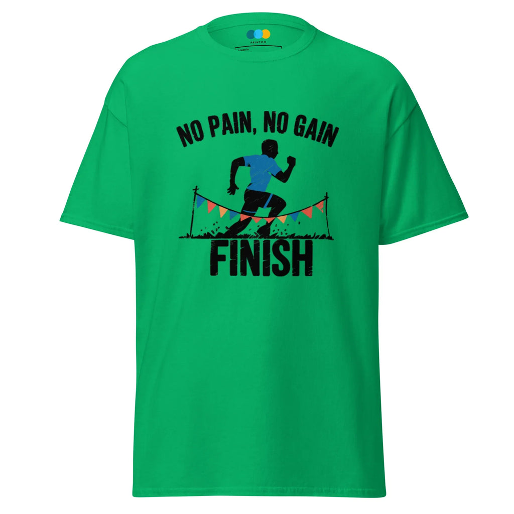 FINISH LINE VICTORY men’s t-shirt - Dark Heather / S - Printoo Shop - 6489722_15843