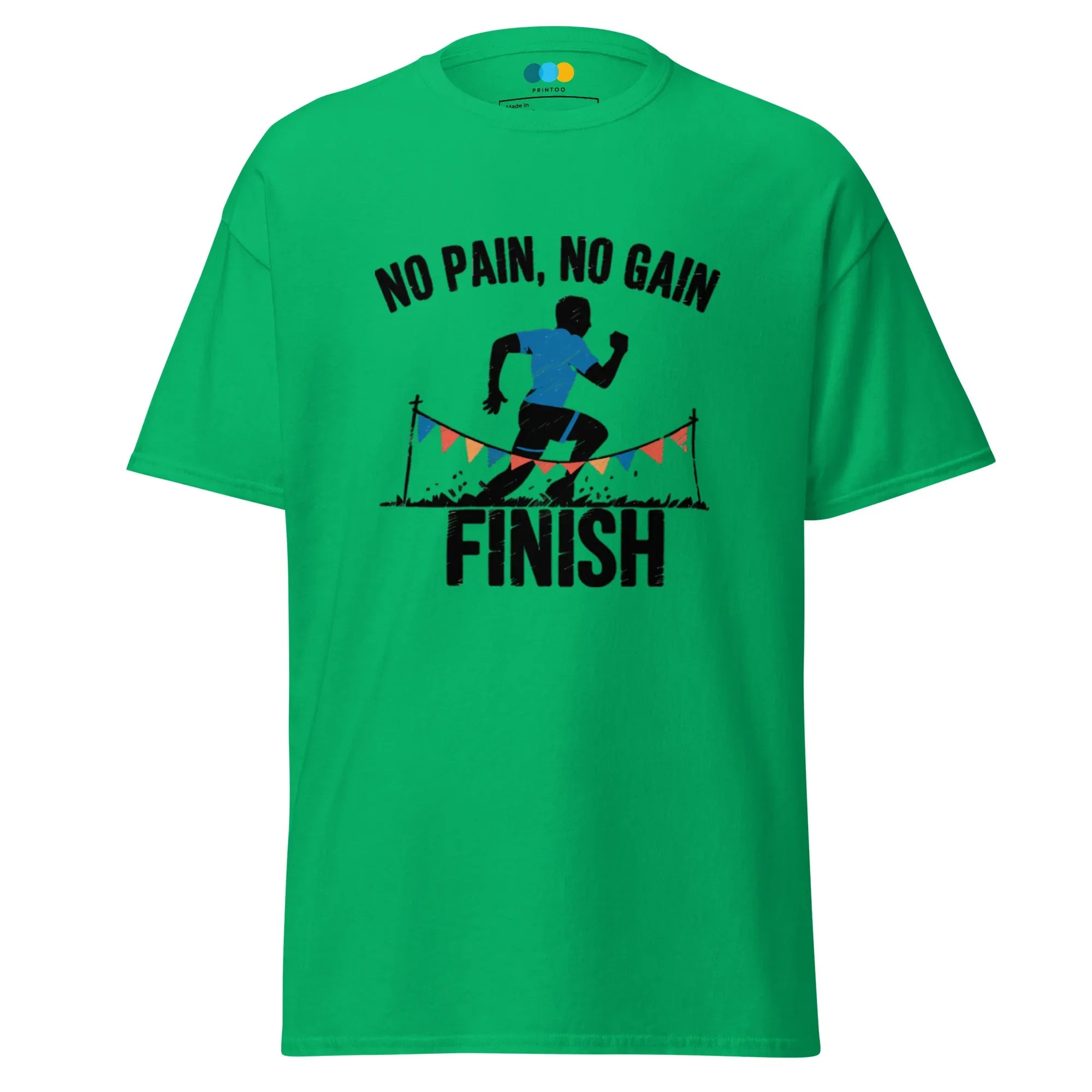 FINISH LINE VICTORY men’s t-shirt - Dark Heather / S - Printoo Shop - 6489722_15843