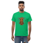 MYSTIC WOODEN GUARDIAN men’s t-shirt - Maroon / S - Printoo Shop - 8404028_12634