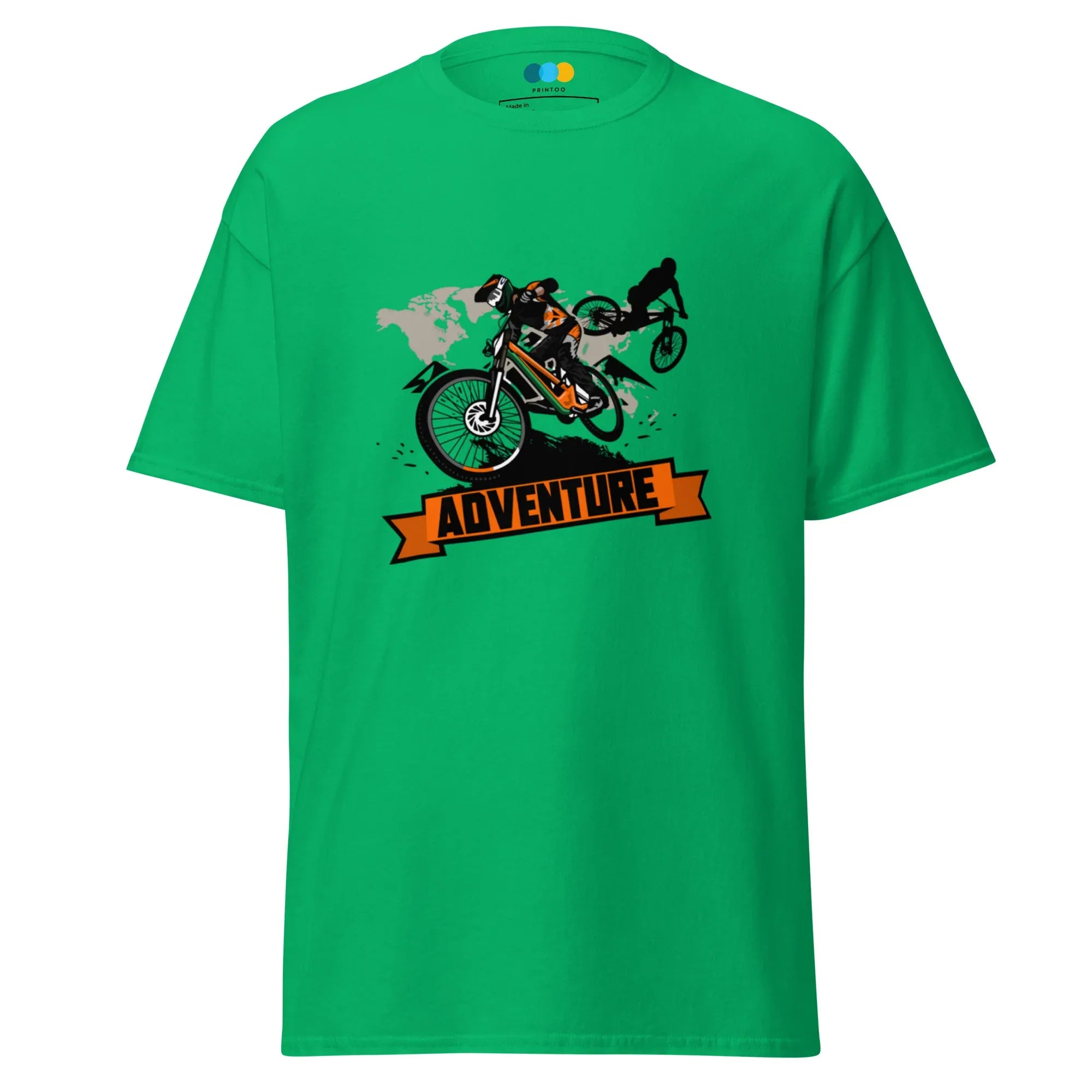 NO BRAKES NO RULES men’s t-shirt - Military Green / S - Printoo Shop - 3188140_15867