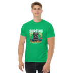 SURFING PARADISE men’s t-shirt - Sapphire / S - Printoo Shop - 8231181_21659