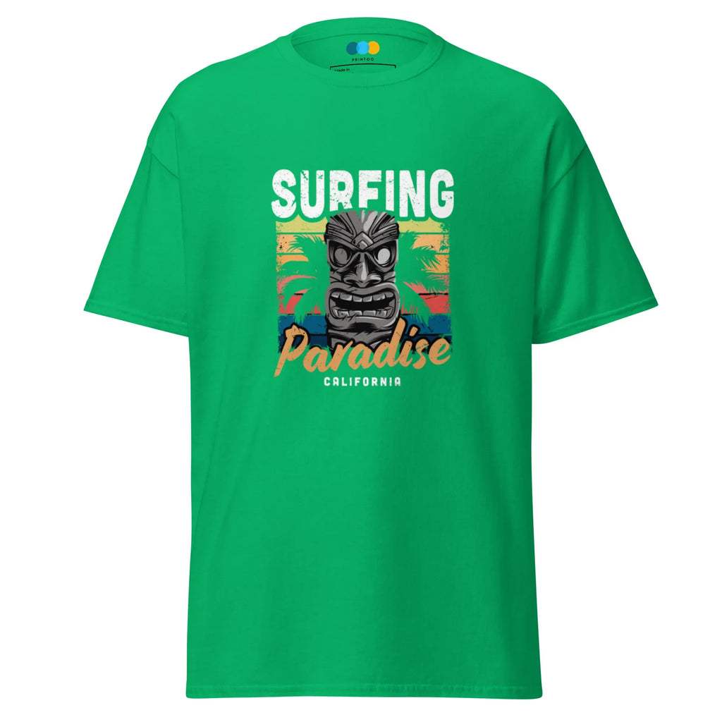 SURFING PARADISE men’s t-shirt - Sapphire / S - Printoo Shop - 8231181_21659